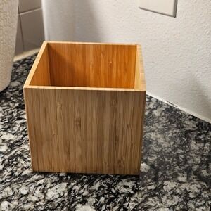 Teleflora Wooden Bamboo Storage Square Box